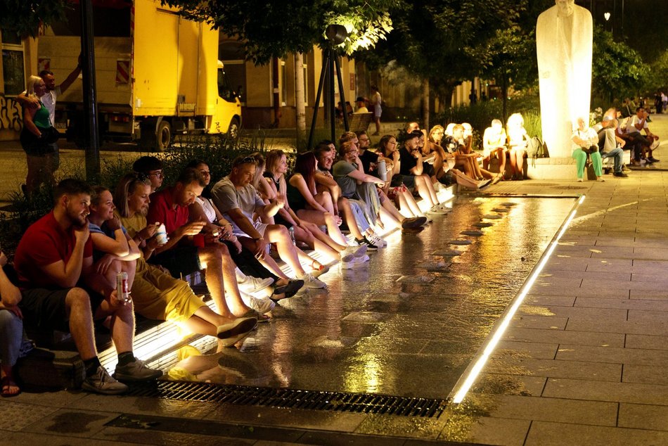 Łódź. Stand-up Piotrkowska w Łodzi. Mnóstwo śmiechu w upalny wieczór