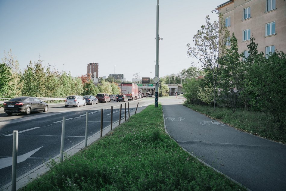 Łódź. Trasa W-Z w Łodzi - w tym miejscu pojawią się nowe drzewa