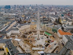 Plac Wolności i Bulwary Północne z lotu ptaka. Widok na te inwestycje jest imponujący