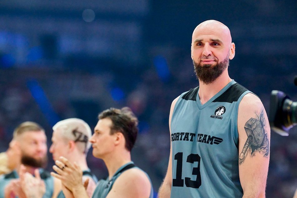 Łódź. Mecz Gortat Team vs NATO Team
