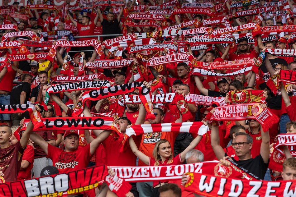 Łódź. Kibice na meczu Widzewa Łódź z Zagłębiem Lubin. Byłeś? Odszukaj się w galerii