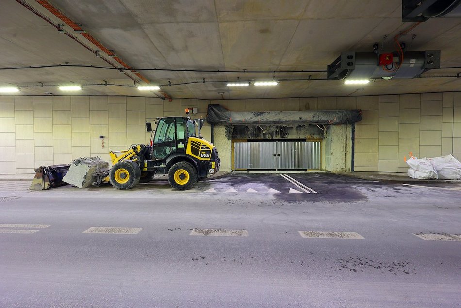Łódź. Z podziemnej ulicy Hasa wprost na nowe parkingi. Rośnie inwestycja w Nowym Centrum Łodzi