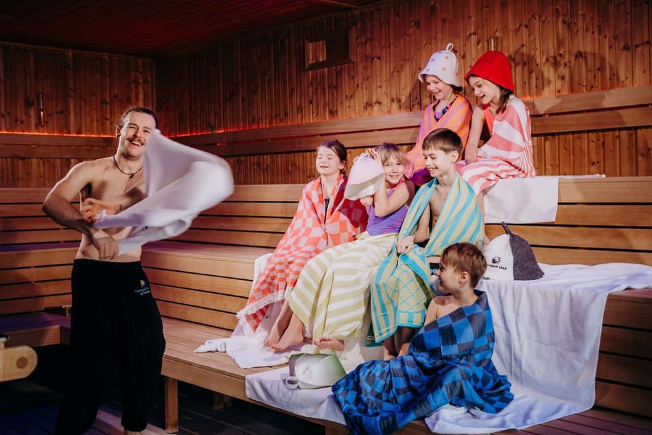 Łódź. Saunowanie dla dzieci na Łódzkie Święto Sauny w Aquapark Fala