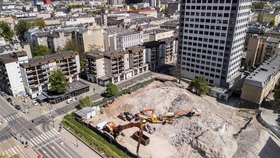 Hotel Światowit wyburzony