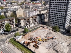 Hotel Światowit wyburzony