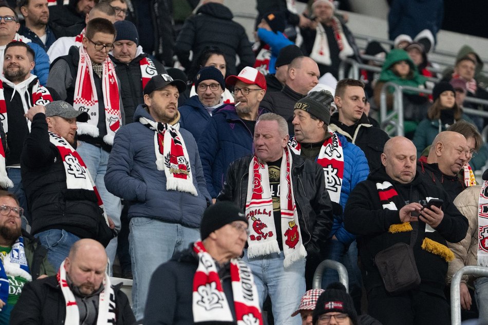 Kibice na meczu ŁKS Łódź z Miedzią Legnica. Odszukaj się w naszej galerii
