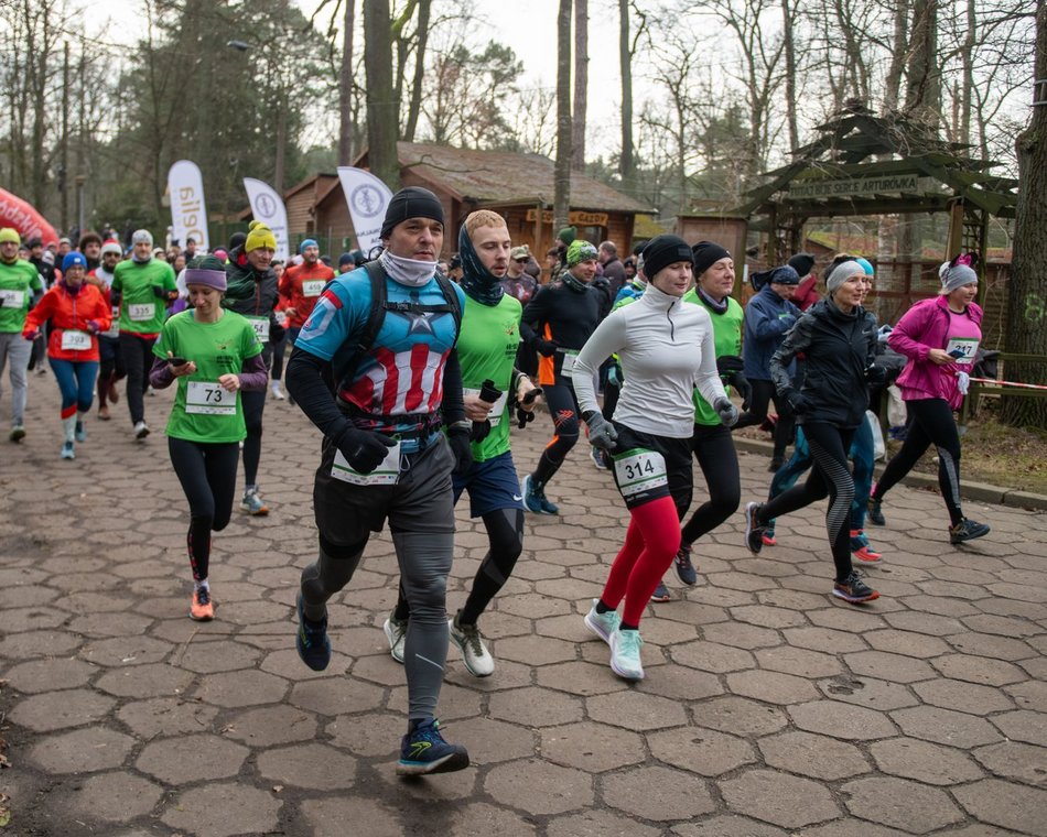 Łódź. Bieg Sylwestrowy w Arturówku