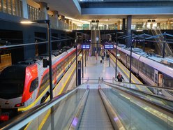 Łódź. Pociąg Łódzkiej Kolei Aglomeracyjnej (ŁKA)