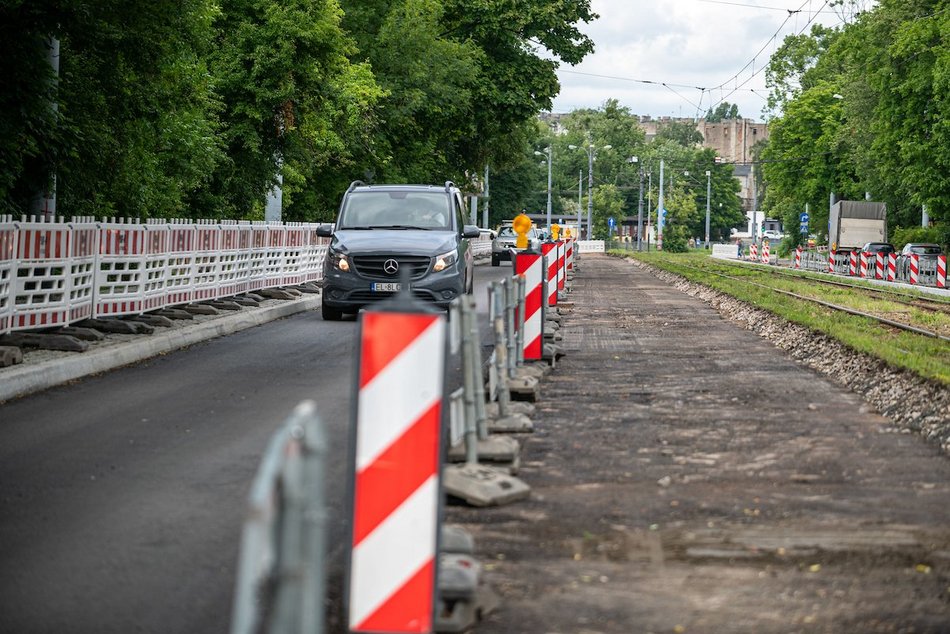 Łódź. Remont Pabianickiej w Łodzi na półmetku. Co w planach na najbliższe tygodnie?