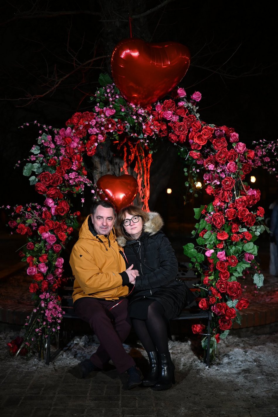 Łódź. Walentynki w Pasażu Rubinsteina w Łodzi. Aż czuć miłość w powietrzu!