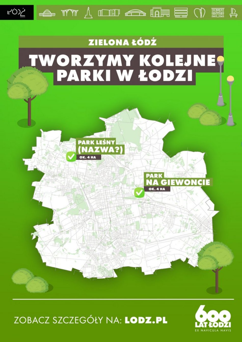 Parki leśne w Łodzi