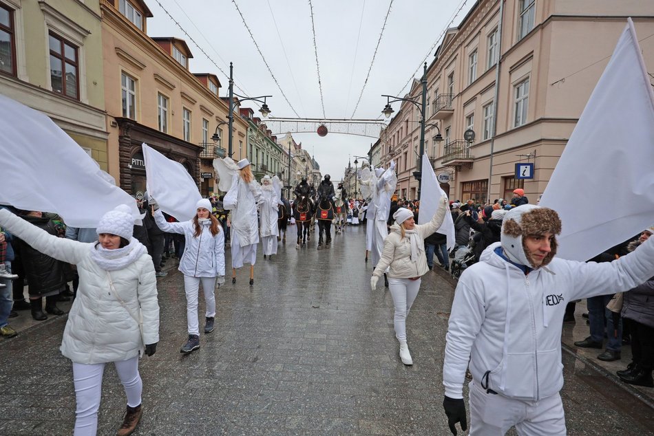 Orszak Trzech Króli na ul. Piotrkowskiej w Łodzi