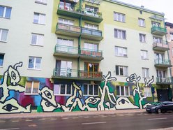 Łódź. Nowy mural w centrum Łodzi! Tak kolorowo tam jeszcze nie było