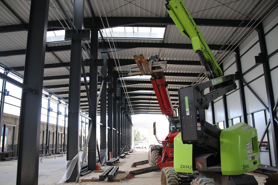 Zajezdnia Helenówek nie do poznania! Są już pierwsze elementy wyposażenia Zakładu Techniki MPK Łódź