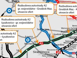 Łódź. Rozbudowa autostrady A2 pomiędzy Łodzią a Warszawą coraz bliżej