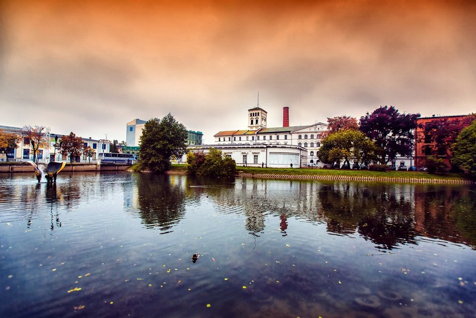 Łódź. Biała Fabryka w Łodzi