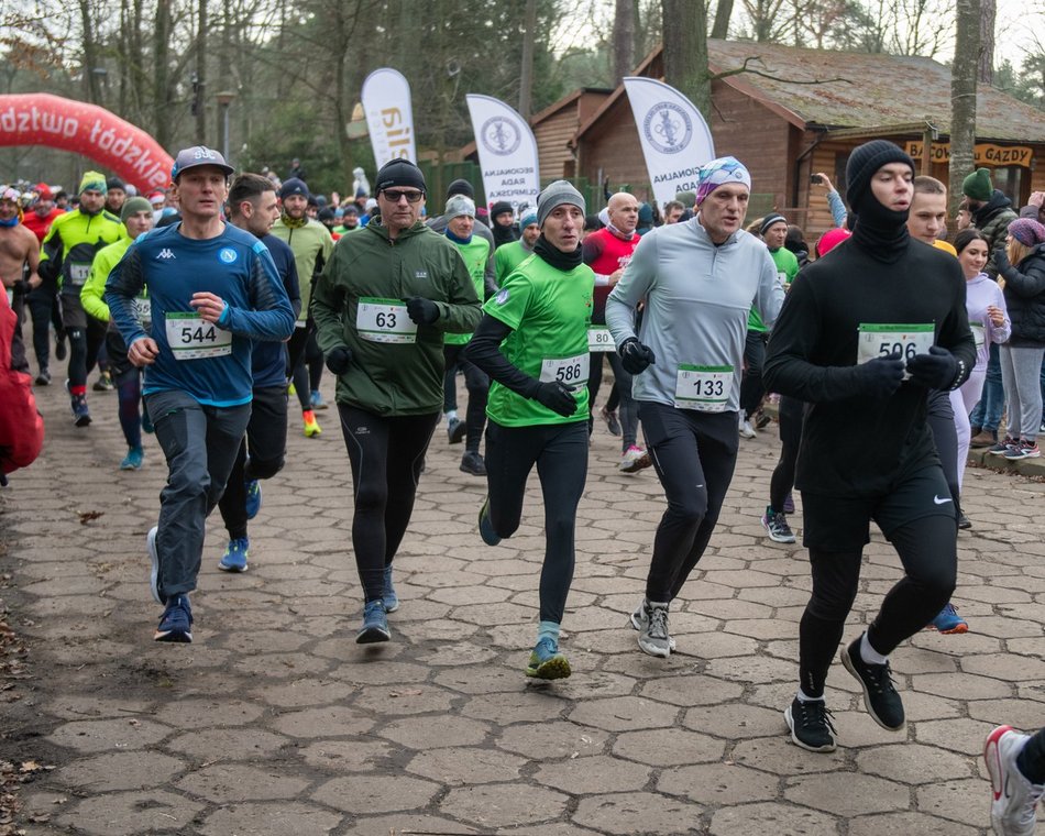 Łódź. Bieg Sylwestrowy w Arturówku