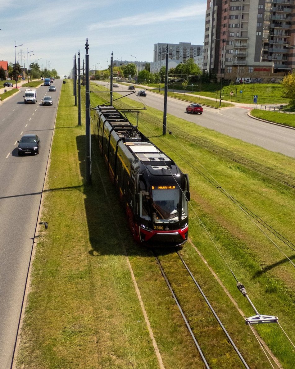 Łódź. Tramwaj Moderus Gamma MPK Łódź
