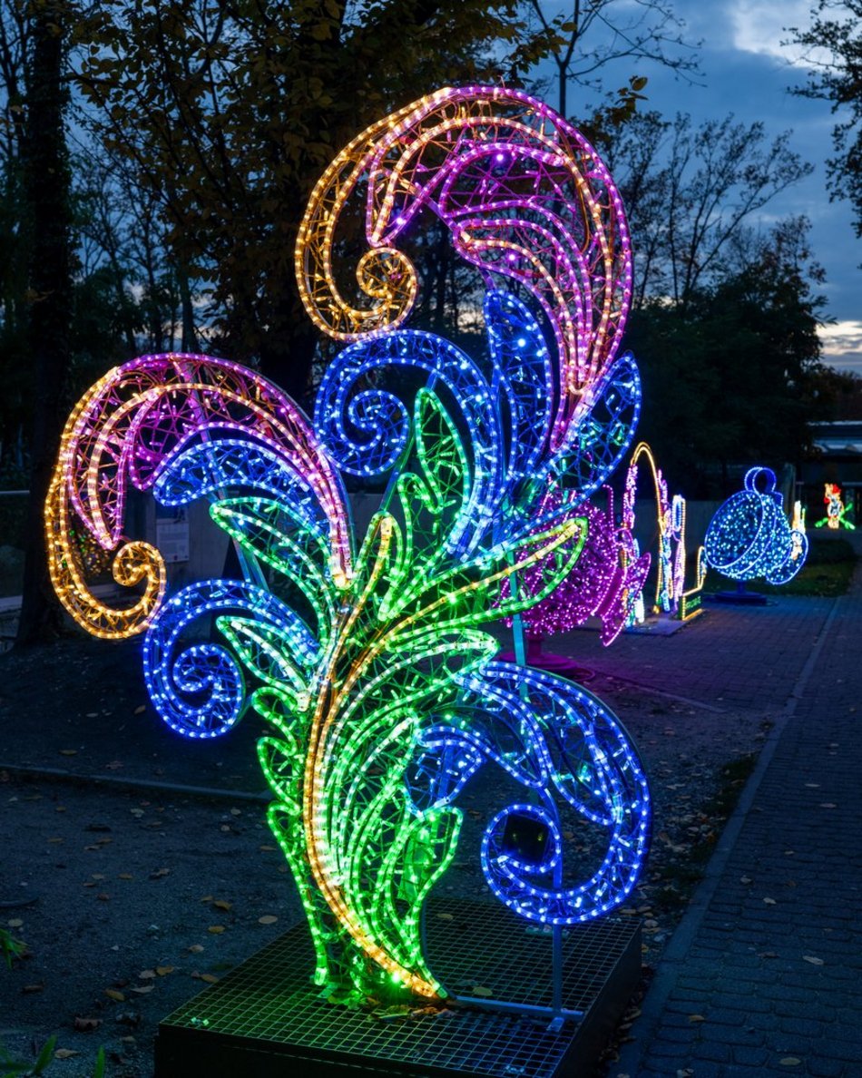 Park Miliona Świateł w Łodzi otwarty! Magiczne zwierzęta opanowały Orientarium Zoo Łódź