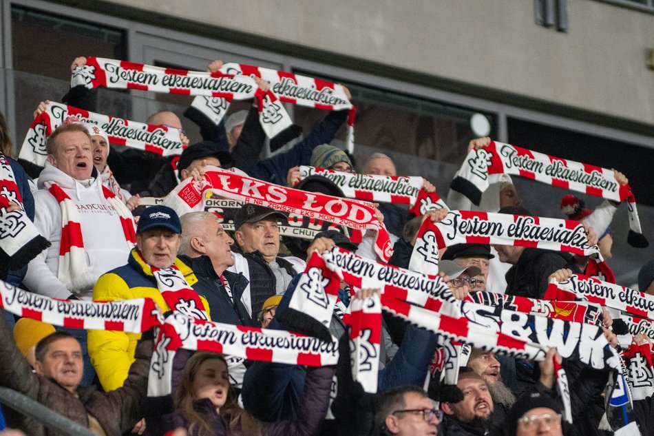 Kibice na meczu ŁKS Łódź z Puszczą Niepołomice. Byłeś/aś? Odszukaj się w galerii