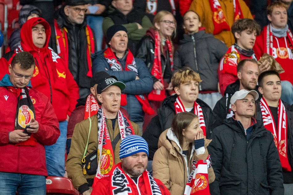 Kibice na meczu Widzewa Łódź z Zagłębiem Lubin. Byłeś/aś? Odszukaj się w galerii