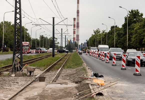 Remont na al. Włókniarzy