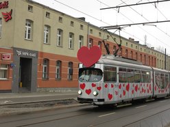 Walentynkowy Tramwaj w Łodzi