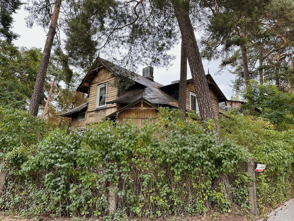 Kolumna-Las, Łask, zabytkowe wille, architektura drewniana