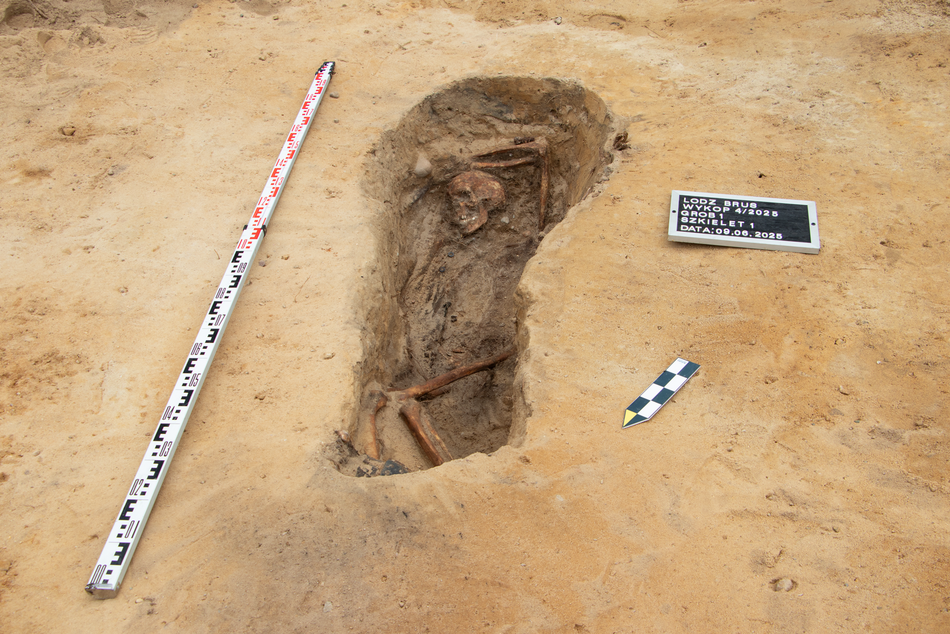 Łódź. Ludzkie szczątki znalezione na Brusie w Łodzi. Trwa kolejny etap prac archeologów