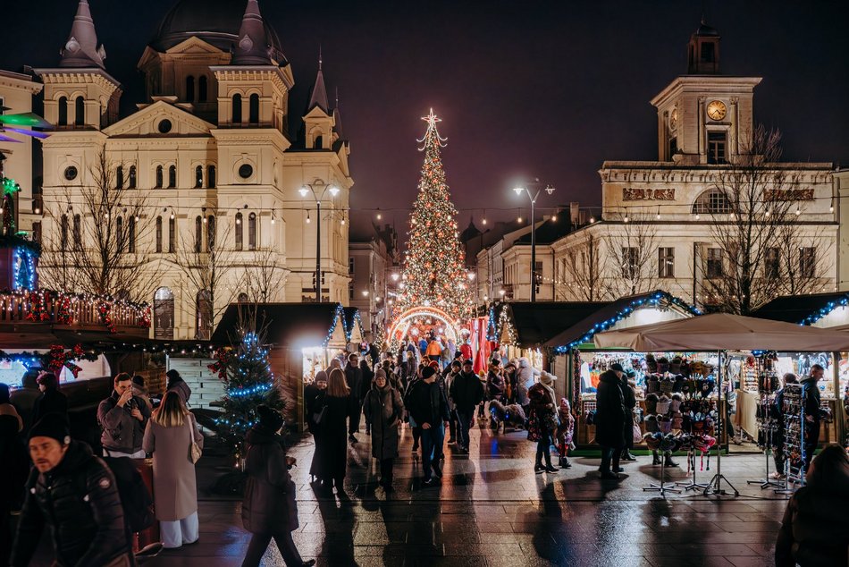 Łódź. Jarmark Bożonarodzeniowy w Łodzi