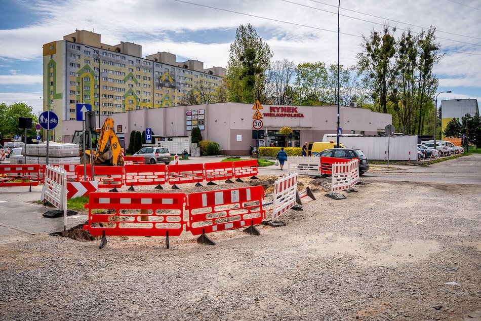 Łódź. Remont Wielkopolskiej. Mogą układać pierwszą warstwę asfaltu