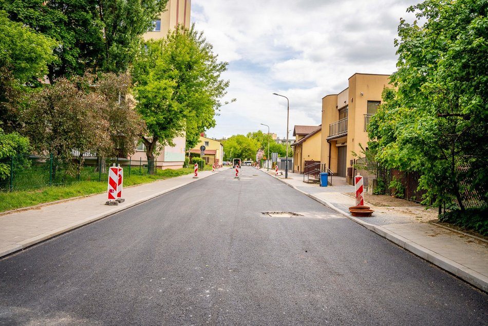 Remont Wysockiego w Łodzi na finiszu. Drogowcy wykonują ostatnie prace