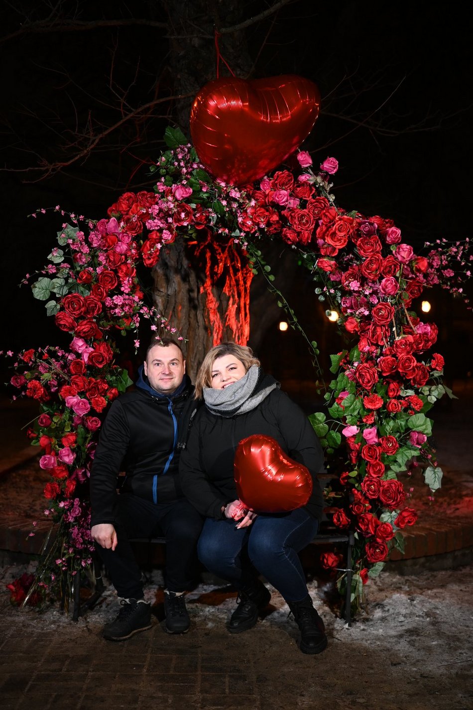 Łódź. Walentynki w Pasażu Rubinsteina w Łodzi. Aż czuć miłość w powietrzu!