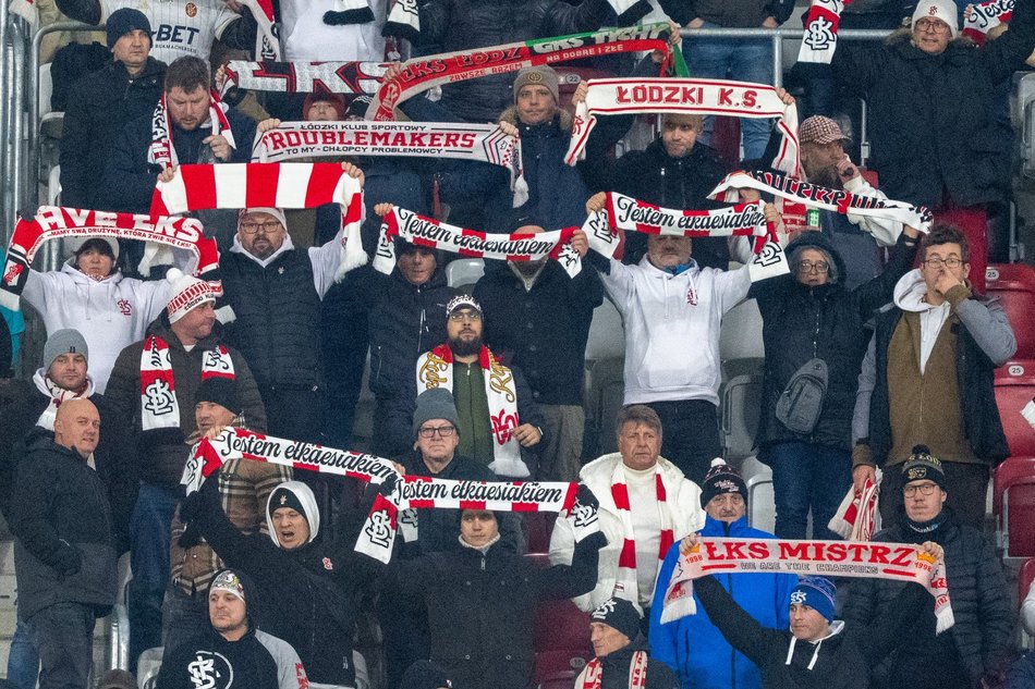 Kibice na meczu ŁKS Łódź z GKS Katowice. Byłeś/aś? Odszukaj się w galerii