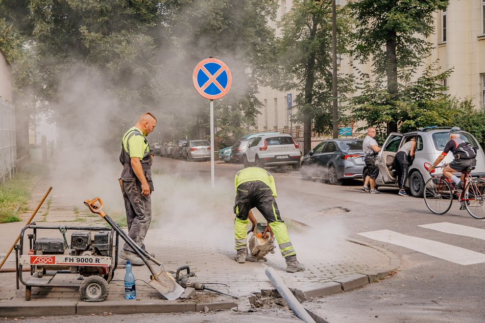 Remont Leczniczej po pierwszym tygodniu