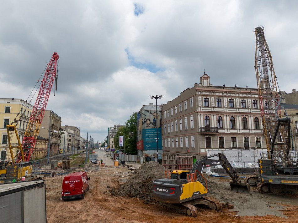 Tunel pod Łodzią. Budowa stacji Łódź Śródmieście