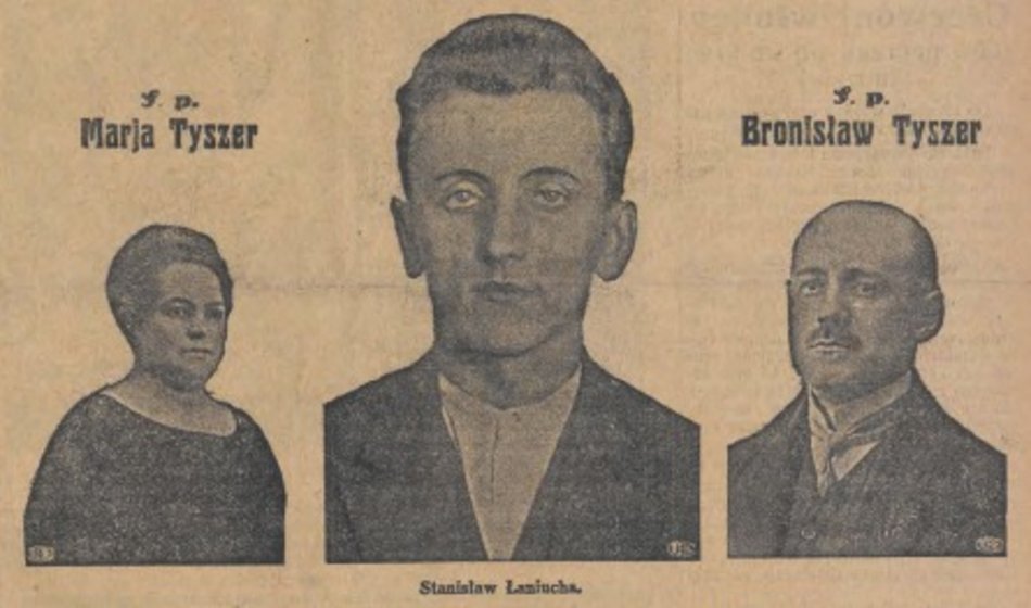 Maria Tyszer, Stanisław Łaniucha i Bronisław Tyszer