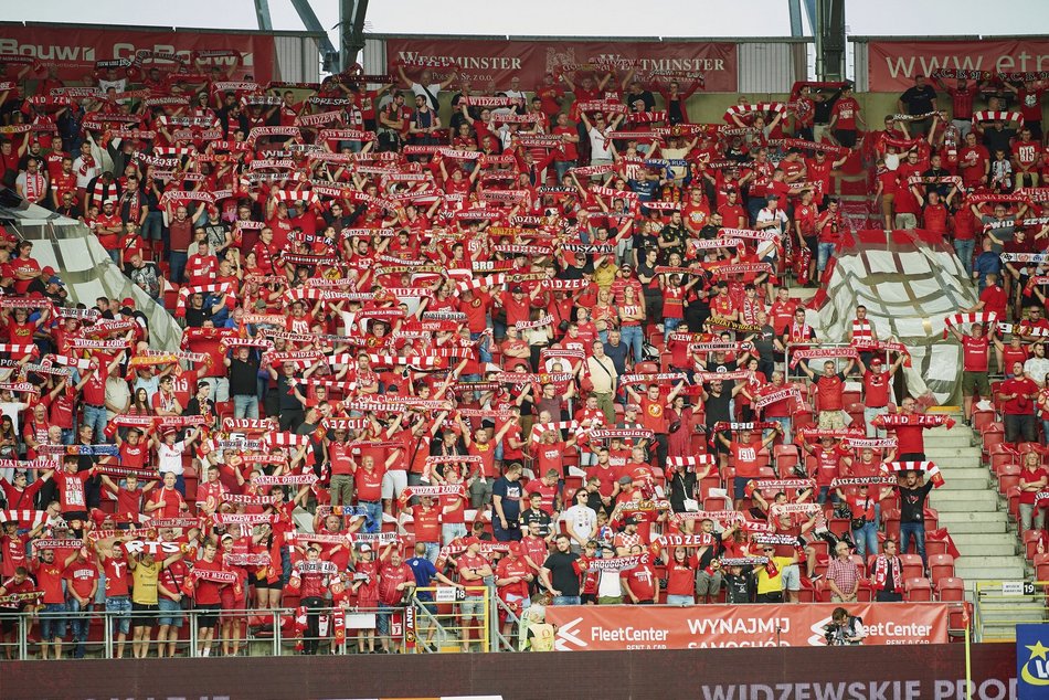 Mecz Widzew Łódź kontra Puszcza Niepołomice. Odszukaj się na zdjęciach z trybun!
