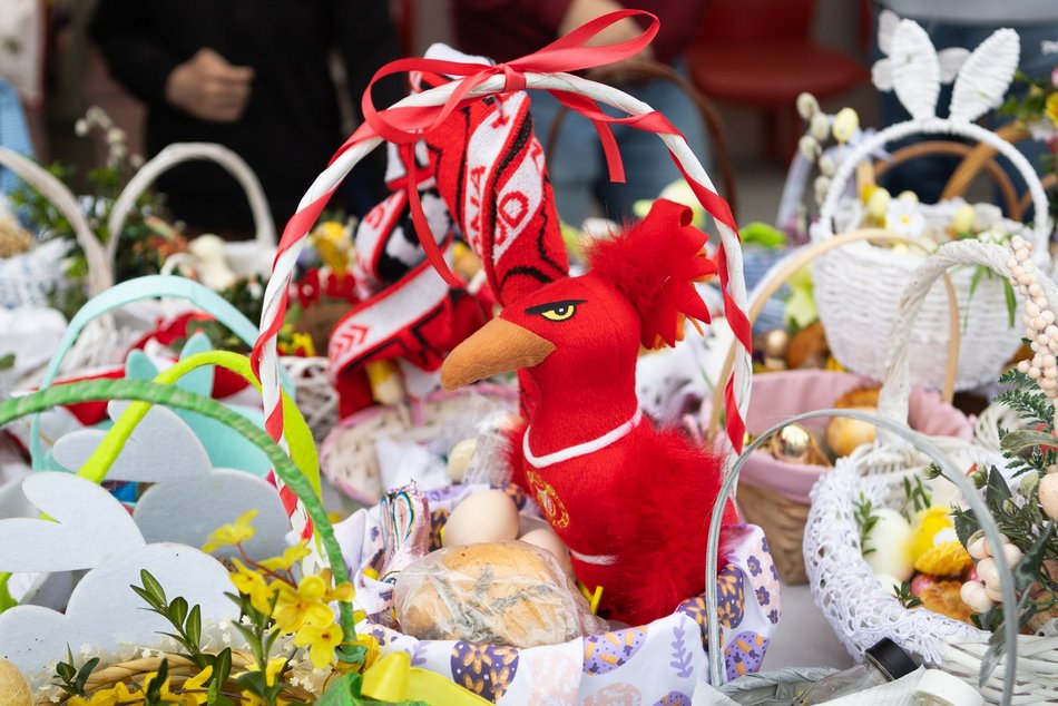 Łódź. Święcenie pokarmów w Sercu Łodzi. To już tradycja kibiców Widzewa Łódź