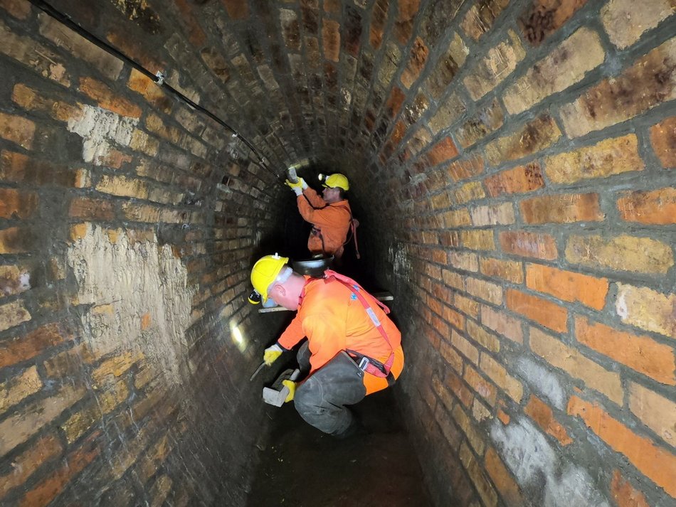 Łódź, Stare ceglane kanały wymagają licznych remontów
