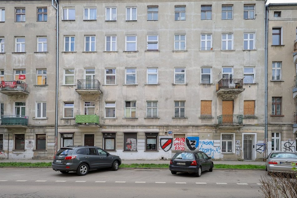 Łódź. Kamienica przy ul. Abramowskiego 19