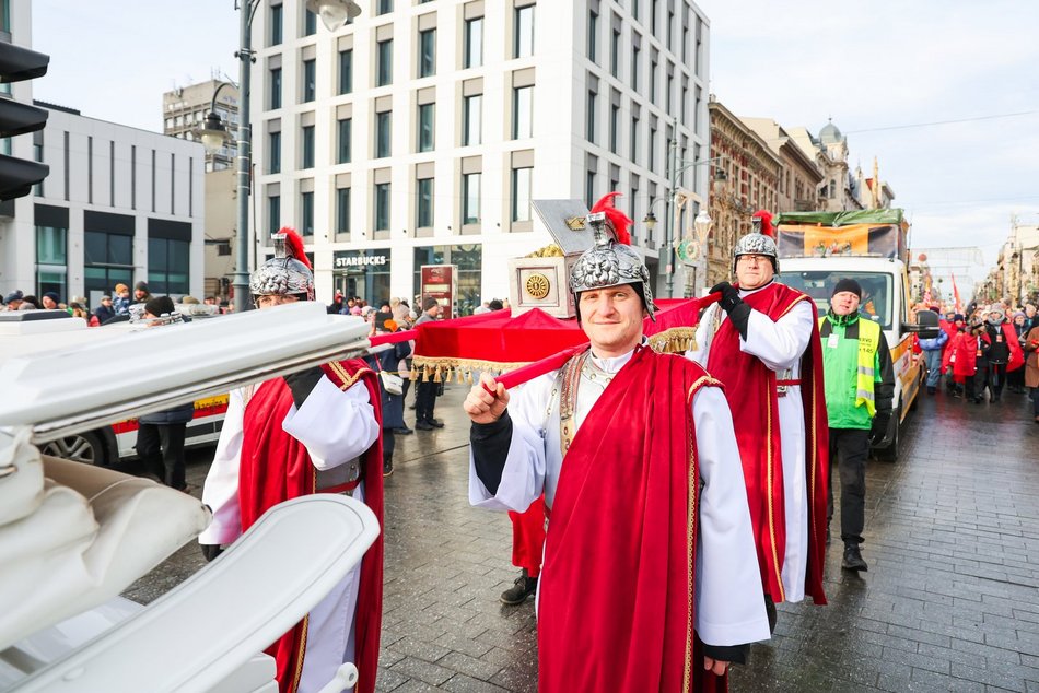Orszak Trzech Króli przeszedł ulicami Łodzi
