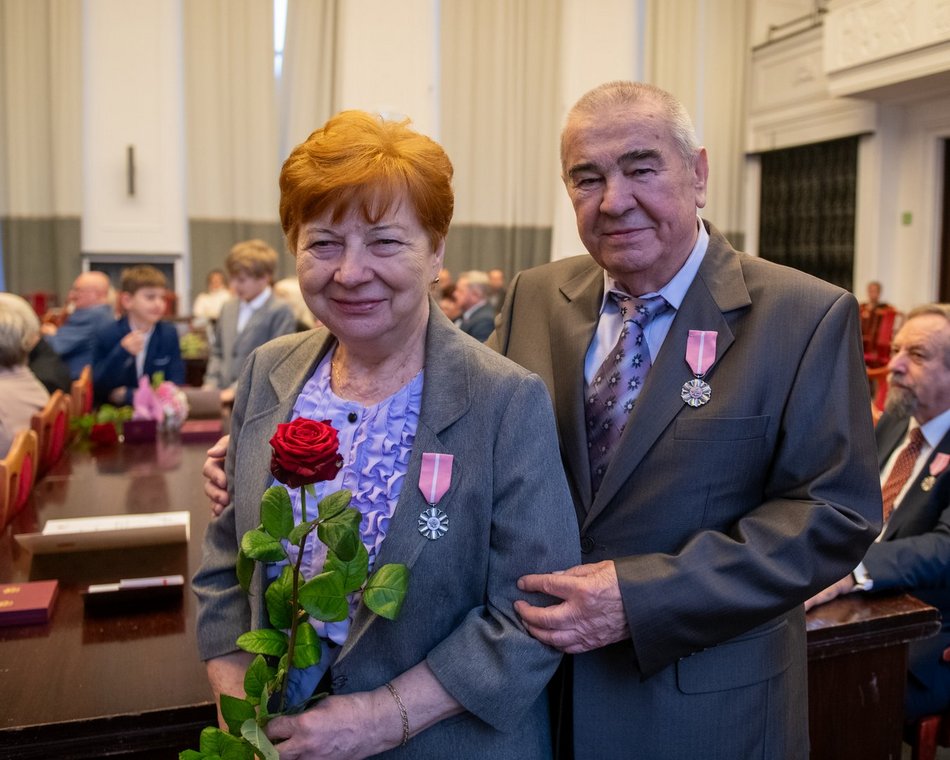 Medale dla małżeństw z Łodzi