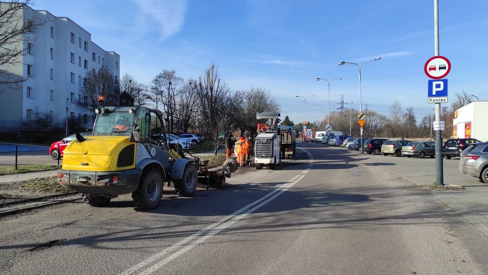 Prace na ulicy Nastrojowej