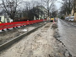 Remont ul. Tagore w Łodzi
