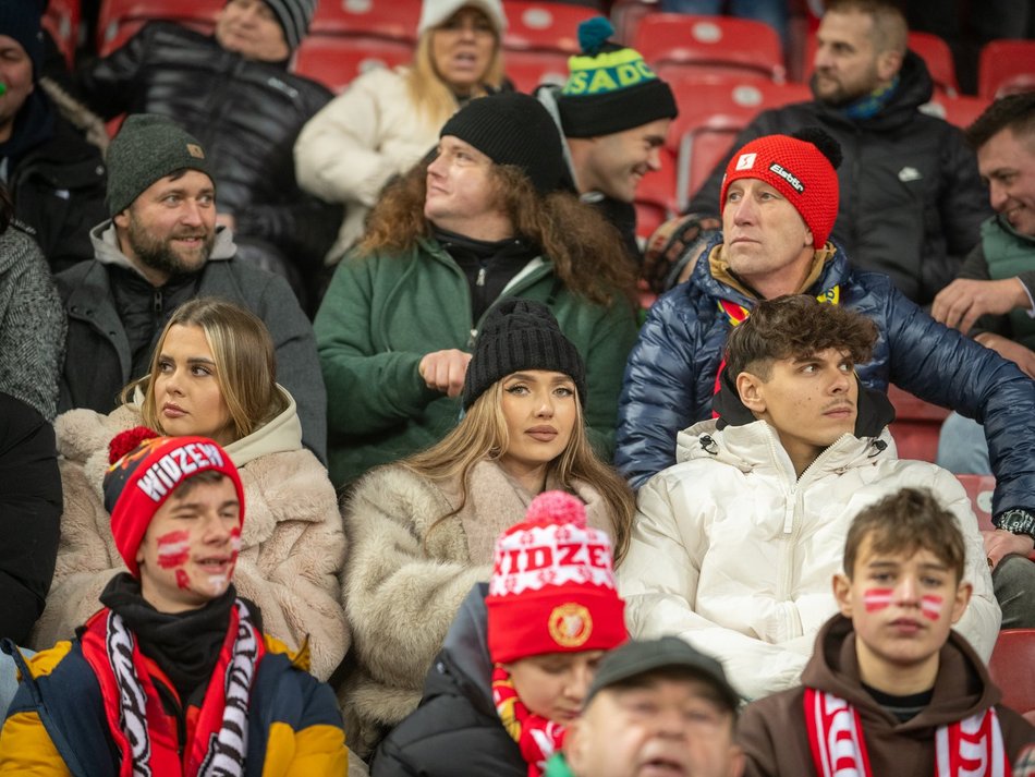 Kibice na meczu Widzew Łódź - Raków Częstochowa