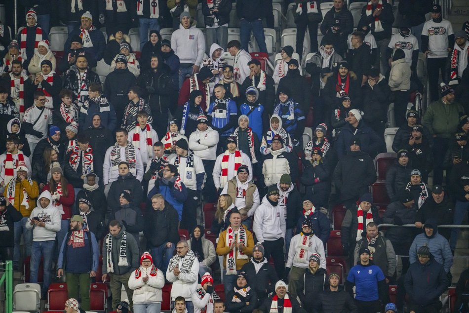 Kibice na meczu ŁKS Łódź z Legią Warszawa. Byłeś? Odszukaj się na trybunach!