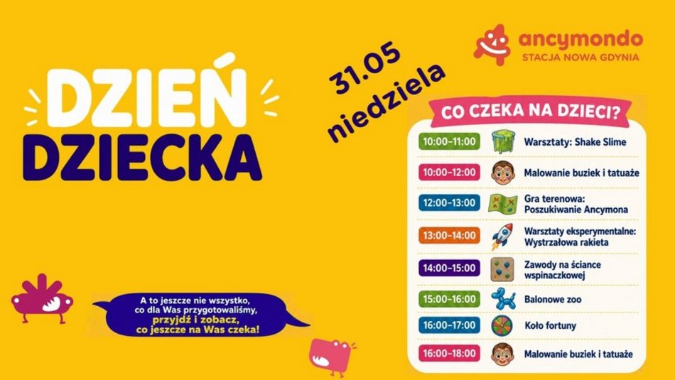 Łódź. Dzień Dziecka 2026 w Łodzi. Eksperymenty w EC1 Łódź, animacje w Hopa Lupa, piknik w Fuzji i więcej