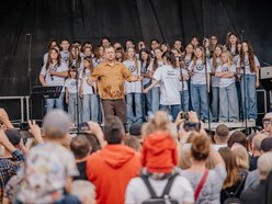Łódź. Czesław Mozil na Miejskim Dniu Dziecka w Łodzi