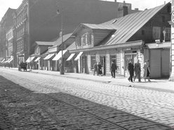 Łódź. Ulica Narutowicza w Łodzi - rok 1937